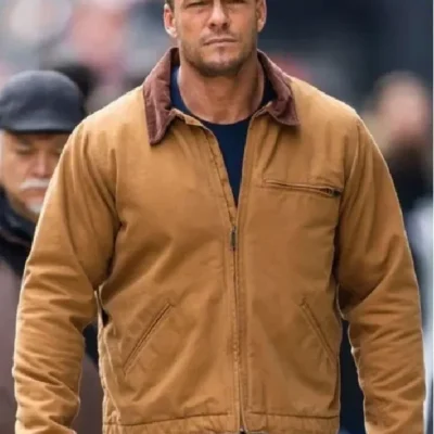 Reacher Alan Ritchson Brown Jacket