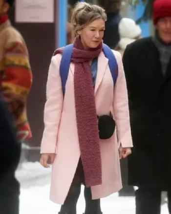 Renée Zellweger Bridget Jones Mad About The Boy Pink Coat