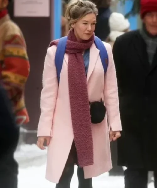 Renée Zellweger Bridget Jones Mad About The Boy Pink Coat