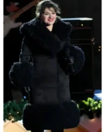 Rockefeller Center Kelly Clarkson Black Coat