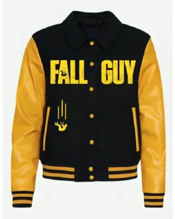Buy Ryan Gosling Movie The Fall Guy 2024 Colt Seavers Wool Varsity Jacket For Sale