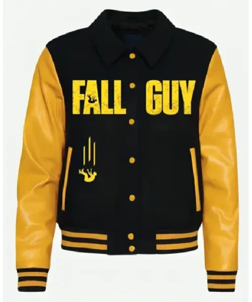 Buy Ryan Gosling Movie The Fall Guy 2024 Colt Seavers Wool Varsity Jacket For Sale