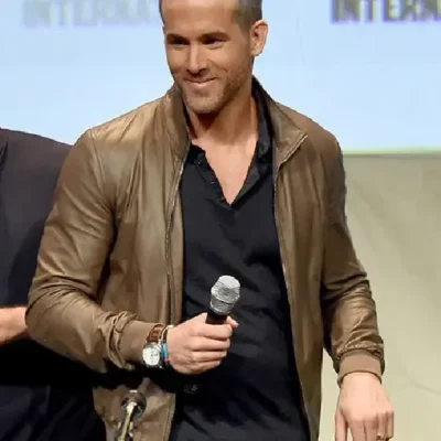 Ryan Reynolds Deadpool 3 Leather Jacket