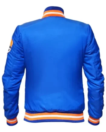 Florida Gators Blue Satin Varsity Jacket - Image 2