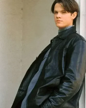 Shop Jared Padalecki Gilmore Girls Dean Forester Black Leather Jacket Sale