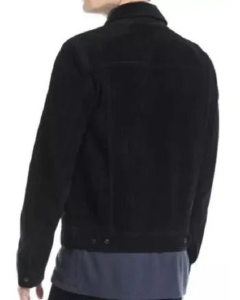 Shop Jensen Ackles Supernatural Dean Winchester Black Wool Trucker Jacket Sale