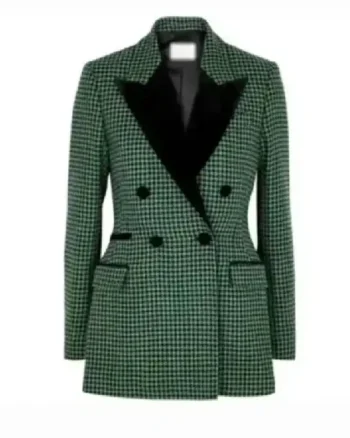 Ted Lasso S03 Bex Green Plaid Blazer - Image 3