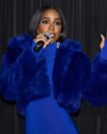 Shop Kelly Rowland Mea Culpa Blue Cropped
