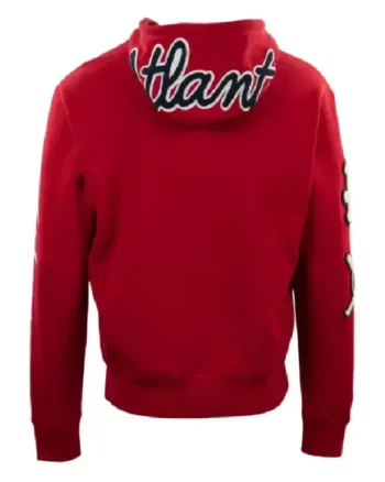 Shop Major League Baseball Vintage Atlanta Black Crackers Red Hoodie Sale back