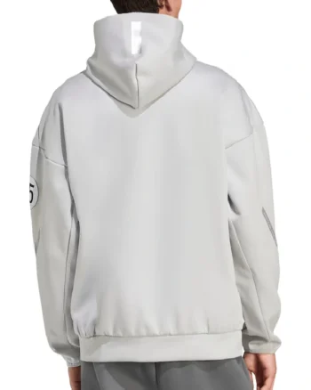 Shop Mercedes AMG Petronas adidas F1 Silver Arrows Zip Through Hoodie