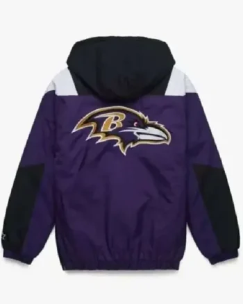 Shop Starter Baltimore Ravens Football Club Pullover Anorak Hooded Jacket Sale