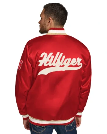 Shop Tommy Hilfiger Scarlet San Francisco 49ers Full-Zip Varsity Jacket Sale