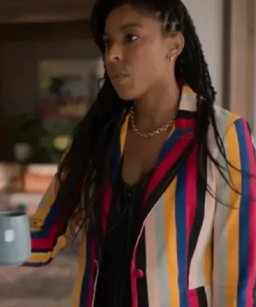 Shrinking 2023 Jessica Williams Multi Color Blazer