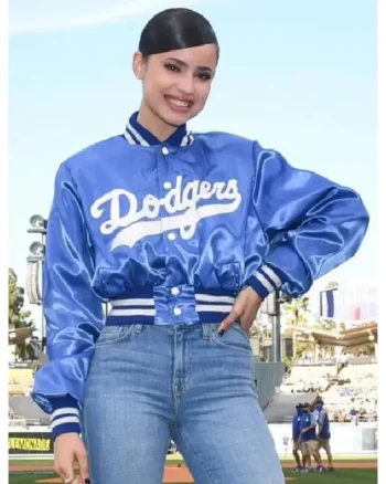 Sofia Carson Dodgers Bomber Jacket