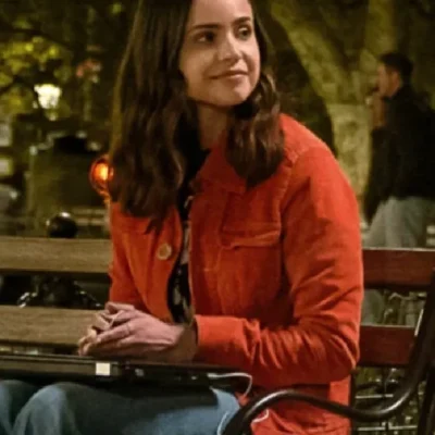 Sofia Carson The Life List Red Jacket