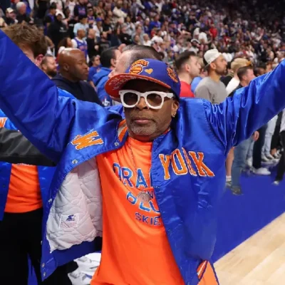 Spike Lee Caesars Arena Playoff New York Knicks Blue Jacket