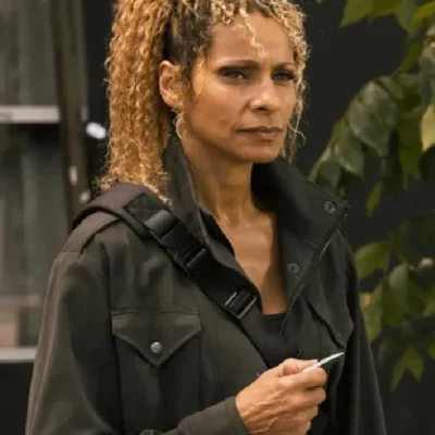 Buy Raffi Musiker TV Series Star Trek: Picard Season 2 Michelle Hurd Grey Cotton Jacket For Sale