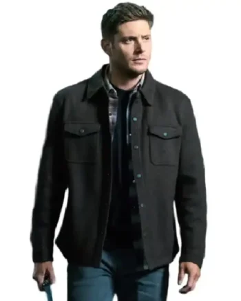 Supernatural Dean Winchester Black Wool Trucker Jacket