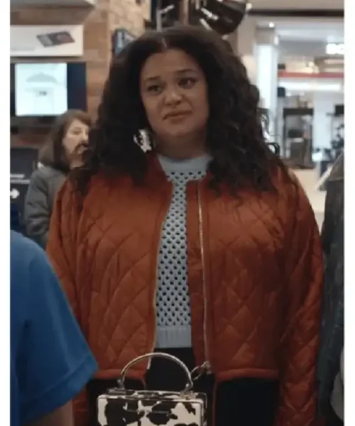 Survival Of The Thickest Michelle Buteau Brown Jacket