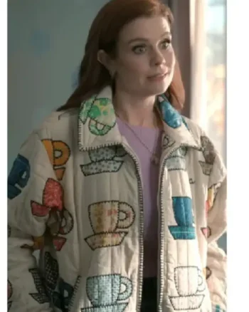 Sweet Magnolias JoAnna Garcia Swisher Tea Cups Print Jacket