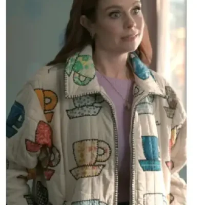 Sweet Magnolias JoAnna Garcia Swisher Tea Cups Print Jacket