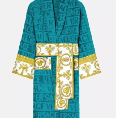 Teal Versace Robe