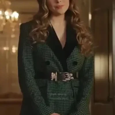 Ted Lasso S03 Bex Green Plaid Blazer