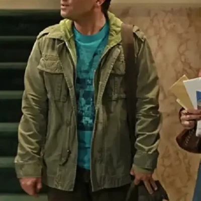 The Big Bang Theory Leonard Hofstadter Green Jacket
