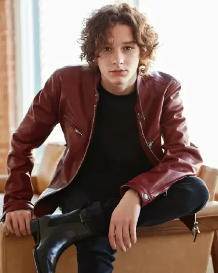 The Black Phone 2 2025 Mason Thames Red Leather Jacket