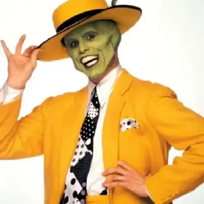 The Mask Jim Carrey Yellow Costume Suit