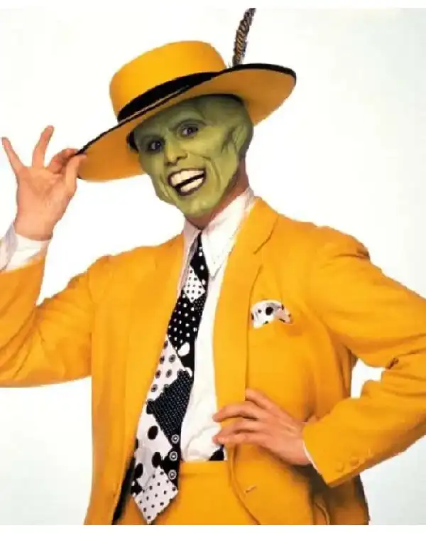 The Mask Jim Carrey Yellow Costume Suit