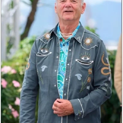 The Phoenician Scheme 2025 Bill Murray Western Shirt