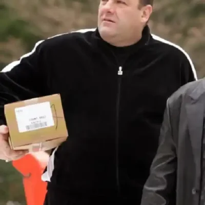 The Sopranos James Gandolfini Black Tracksuit