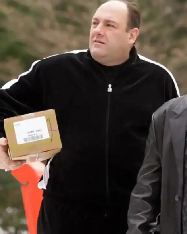The Sopranos James Gandolfini Black Tracksuit