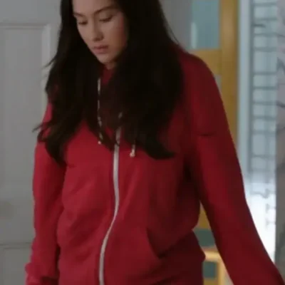 The Summer I Turned Pretty S02 Lola Tung Red Hoodie