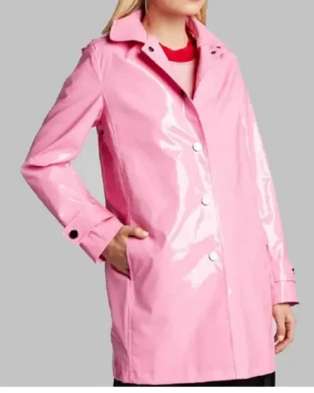 The Today Show Savannah Guthrie Pink Rain Coat