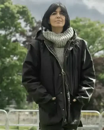 The Traitors Claudia Winkleman Black Hooded Jacket