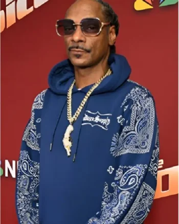 The Voice S26 Snoop Dogg Blue Paisley Hoodie