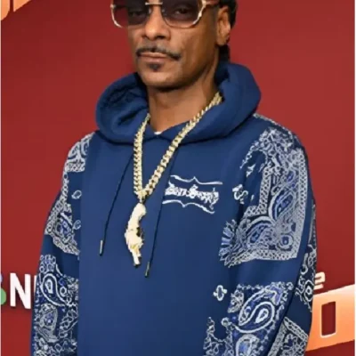 The Voice S26 Snoop Dogg Blue Paisley Hoodie