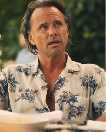 The White Lotus S03 Rick Hatchett Floral Hibiscus Shirt