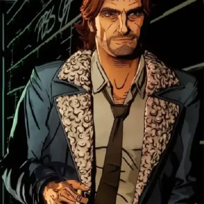The Wolf Among Us Bigby Wolf Leather Coat