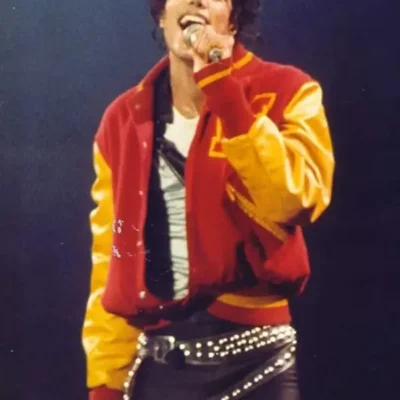 Thriller M Logo Michael Jackson Varsity Jacket