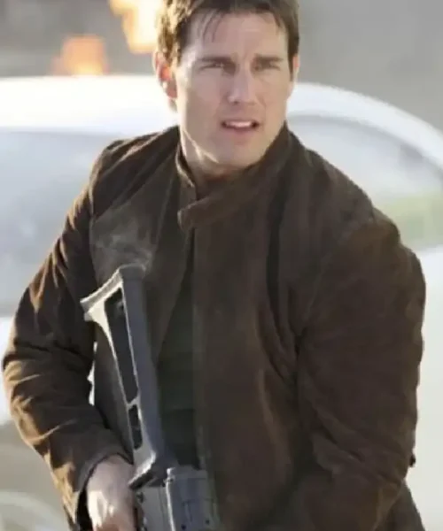 Tom Cruise Mission Impossible 03 Brown Suede Jacket