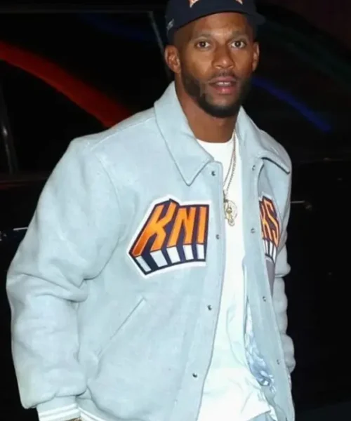 Victor Cruz Knicks Jacket