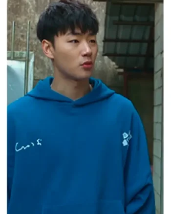 WEAK HERO CLASS 2 Go Hyun-tak Blue Hoodie Sweatshirt