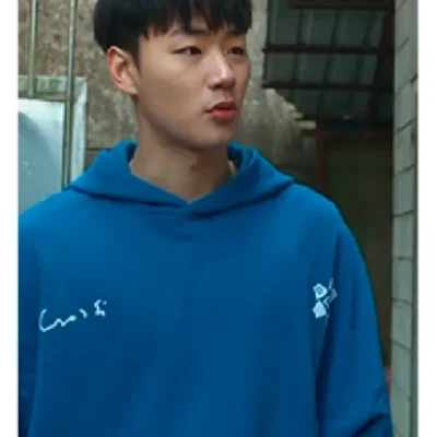 WEAK HERO CLASS 2 Go Hyun-tak Blue Hoodie Sweatshirt