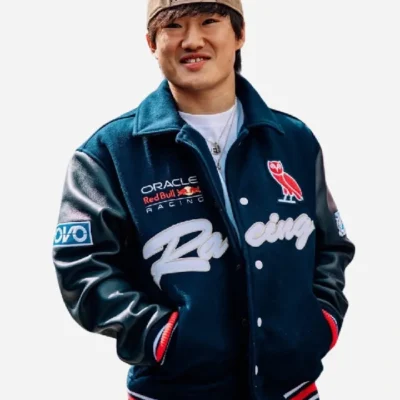 Yuki Tsunoda OVO Red Bull Racing Varsity Jacket