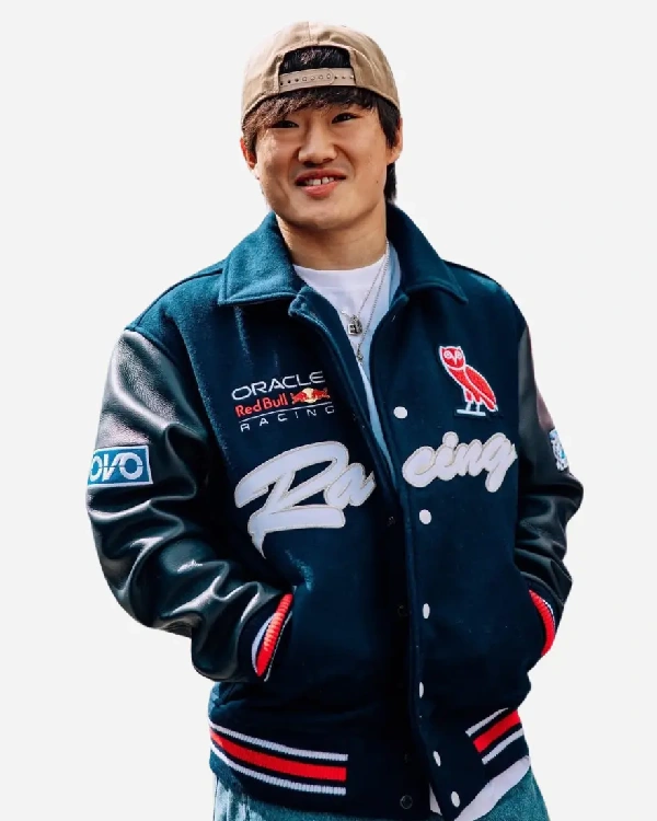 Yuki Tsunoda OVO Red Bull Racing Varsity Jacket