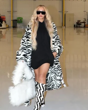 beyonce fur coat