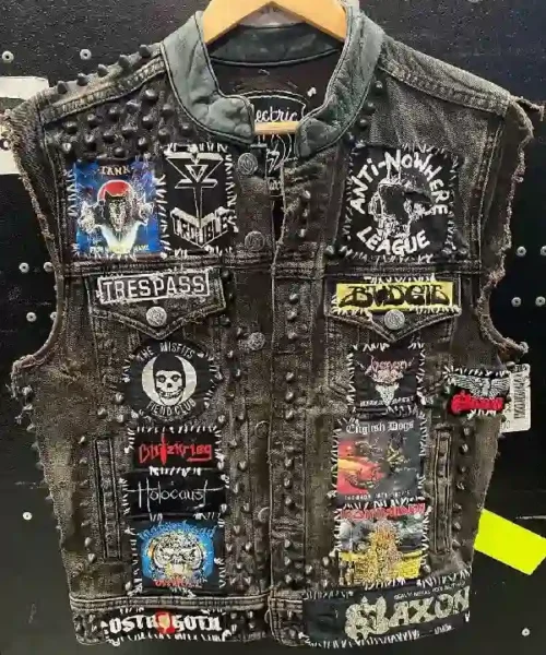 james Hetfield Battle Black Studded Jacket